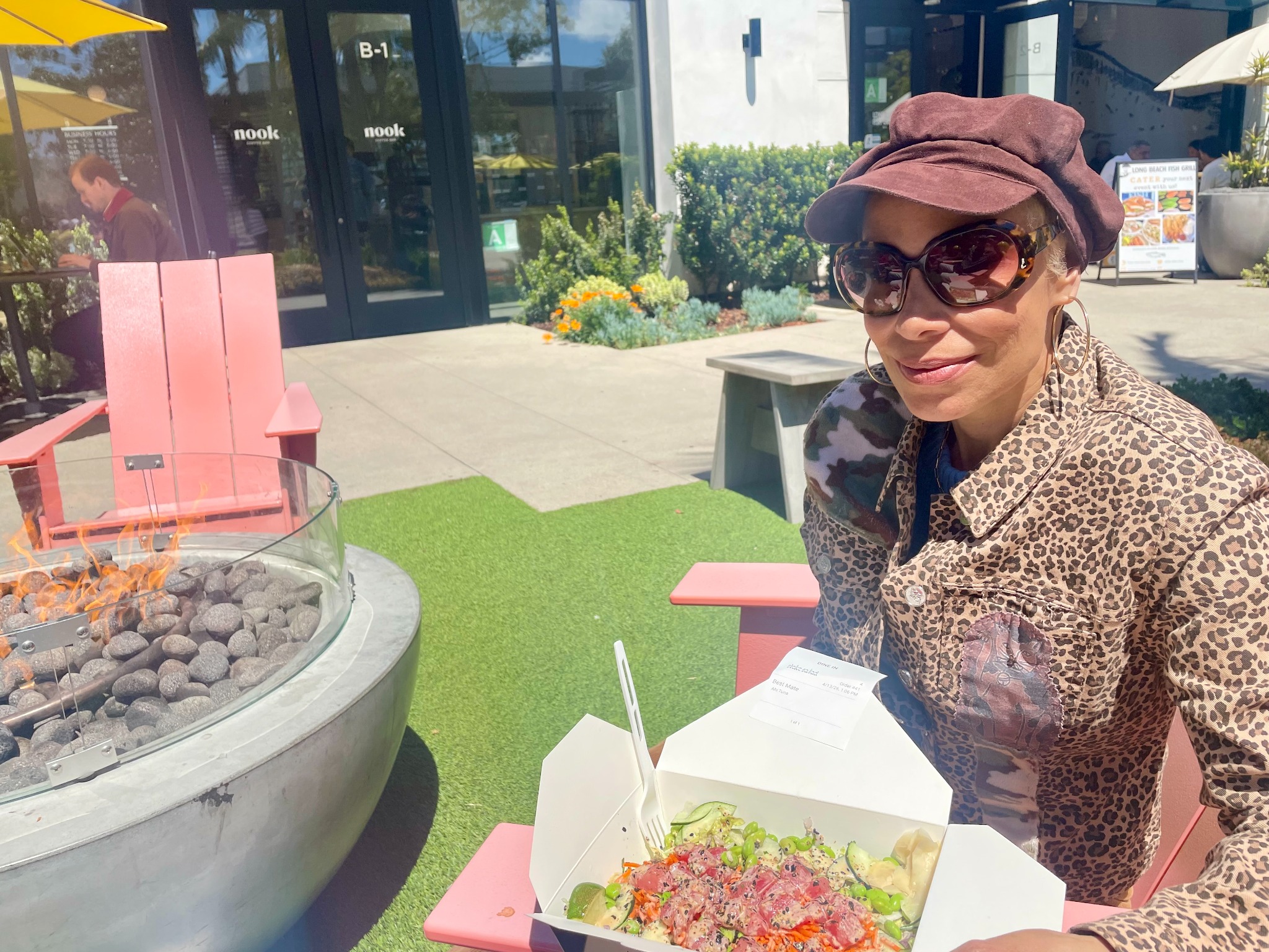 Charis outside in Southern California